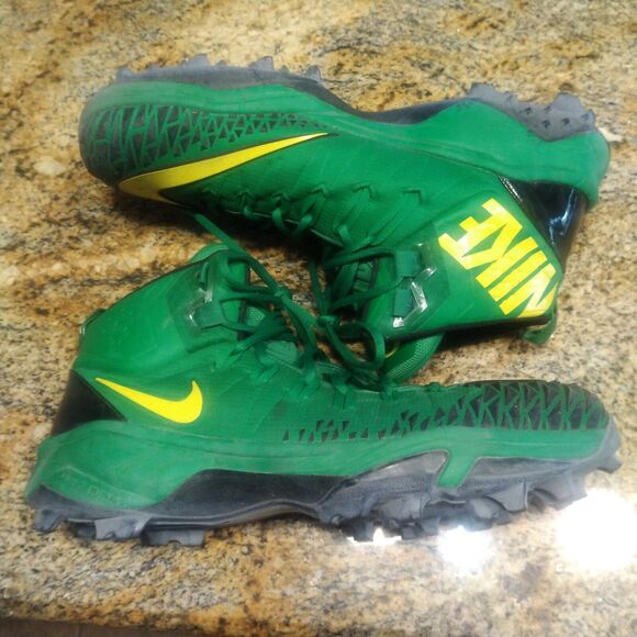PROMO Oregon Ducks Nike Force Savage Shark Men's Rubber Football Cleats US 15 - Picture 6 of 12
